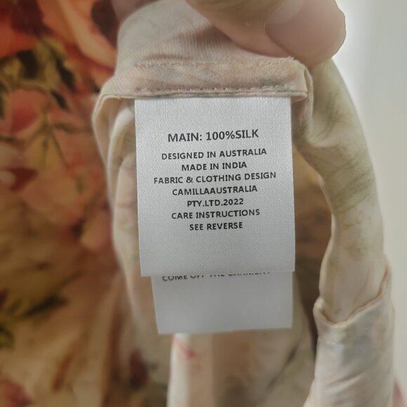 CAMILLA Meet me at the majestic long button front dress - Picture 15 of 15